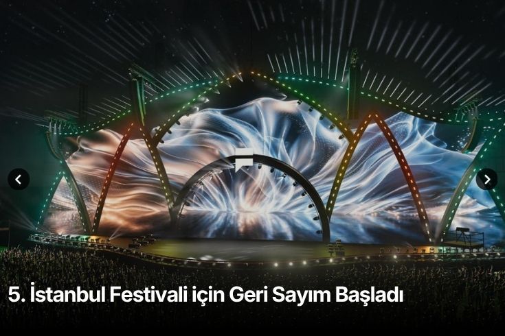 5. İstanbul Festivali için Geri Sayım Başladı